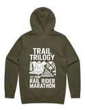TT '42.2km - Rail Rider Marathon' Hoodie - Mens