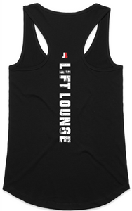 Woman's Racerback Black Singlet