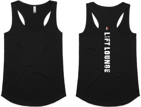 Woman's Racerback Black Singlet